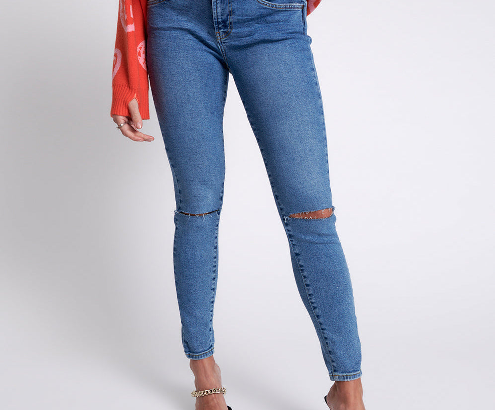 PACIFICA FREEBIRDS II HIGH WAIST SKINNY JEANS