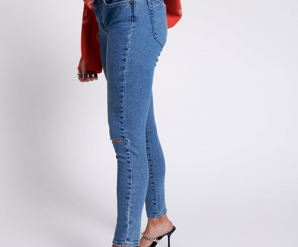 PACIFICA FREEBIRDS II HIGH WAIST SKINNY JEANS