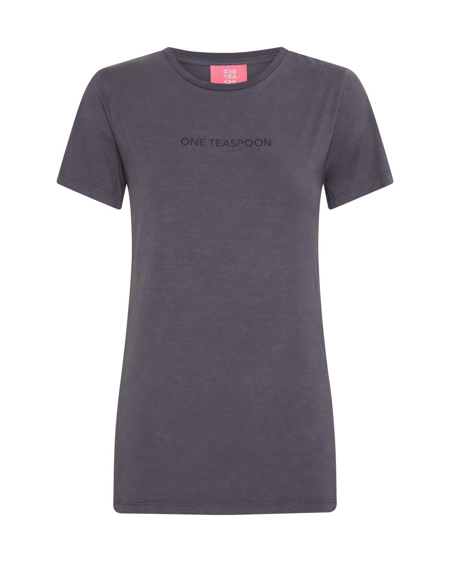 Products ONE TEASPOON FITTED LOGO TEE BLUE
