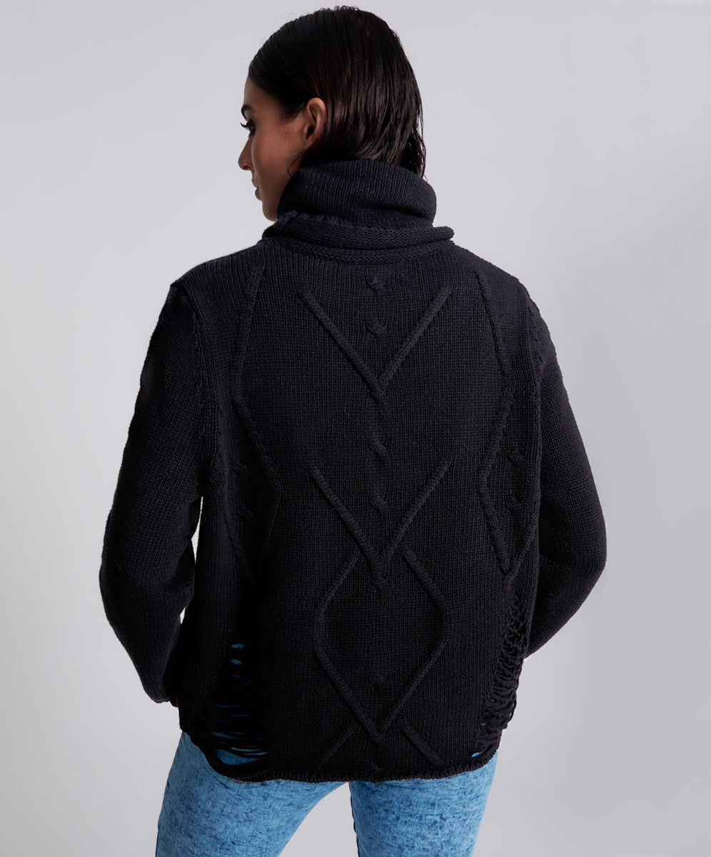 One teaspoon rider roll neck sweater online