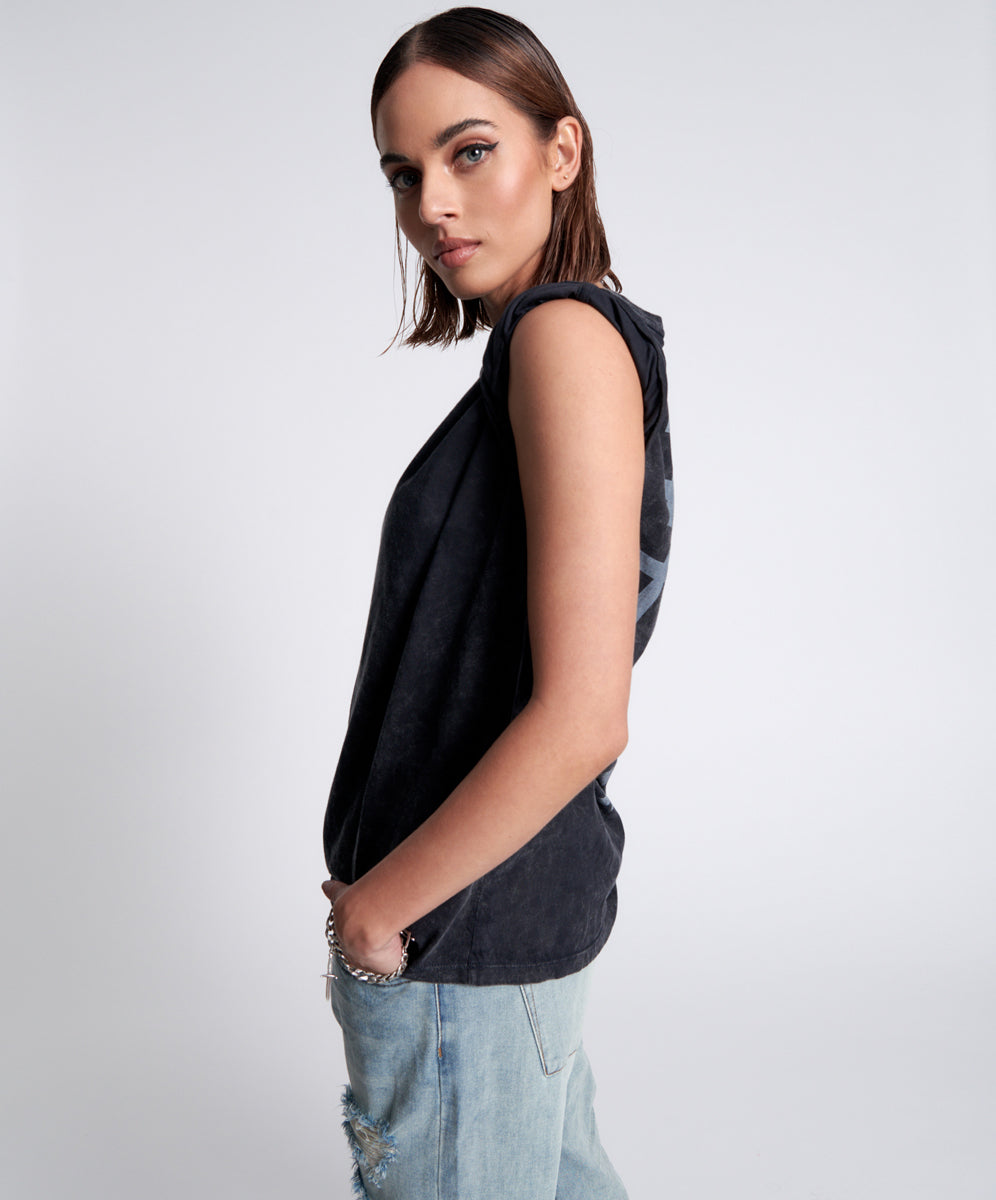 Products ORGANIC BAMBOO GRAFFITTI UNISEX TEE BLACK