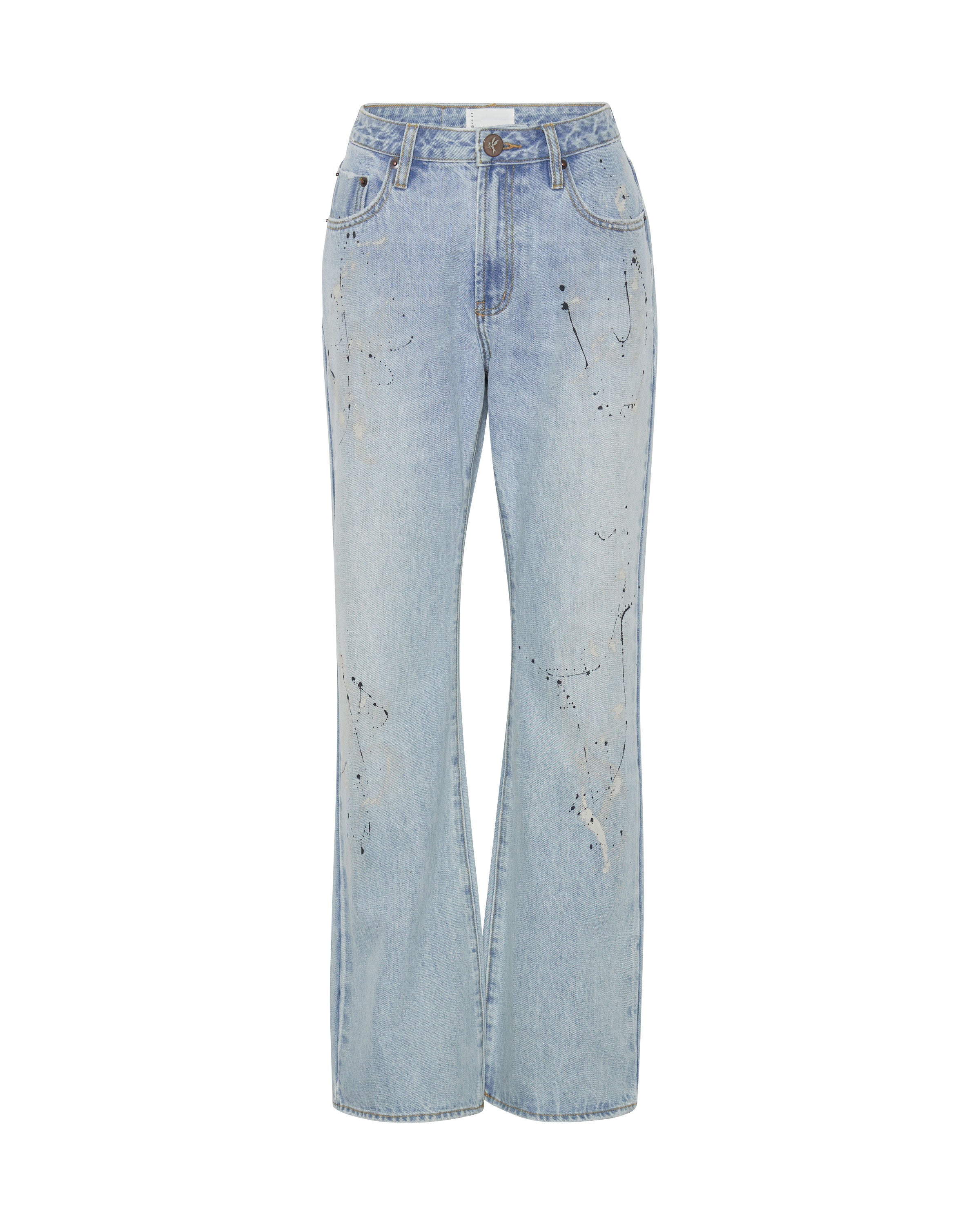 【PORTERNA】Uteo washed flare jeans W31x32.5 Flare Jeans Fuga Boro Sew Distress Faded Denim