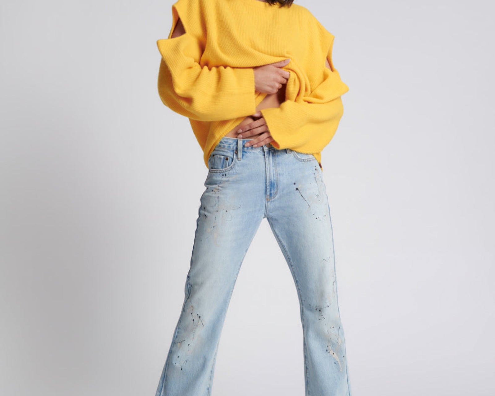 Charlie High Waist Slim Flared Denim Jeans - Fleetwood Artiste