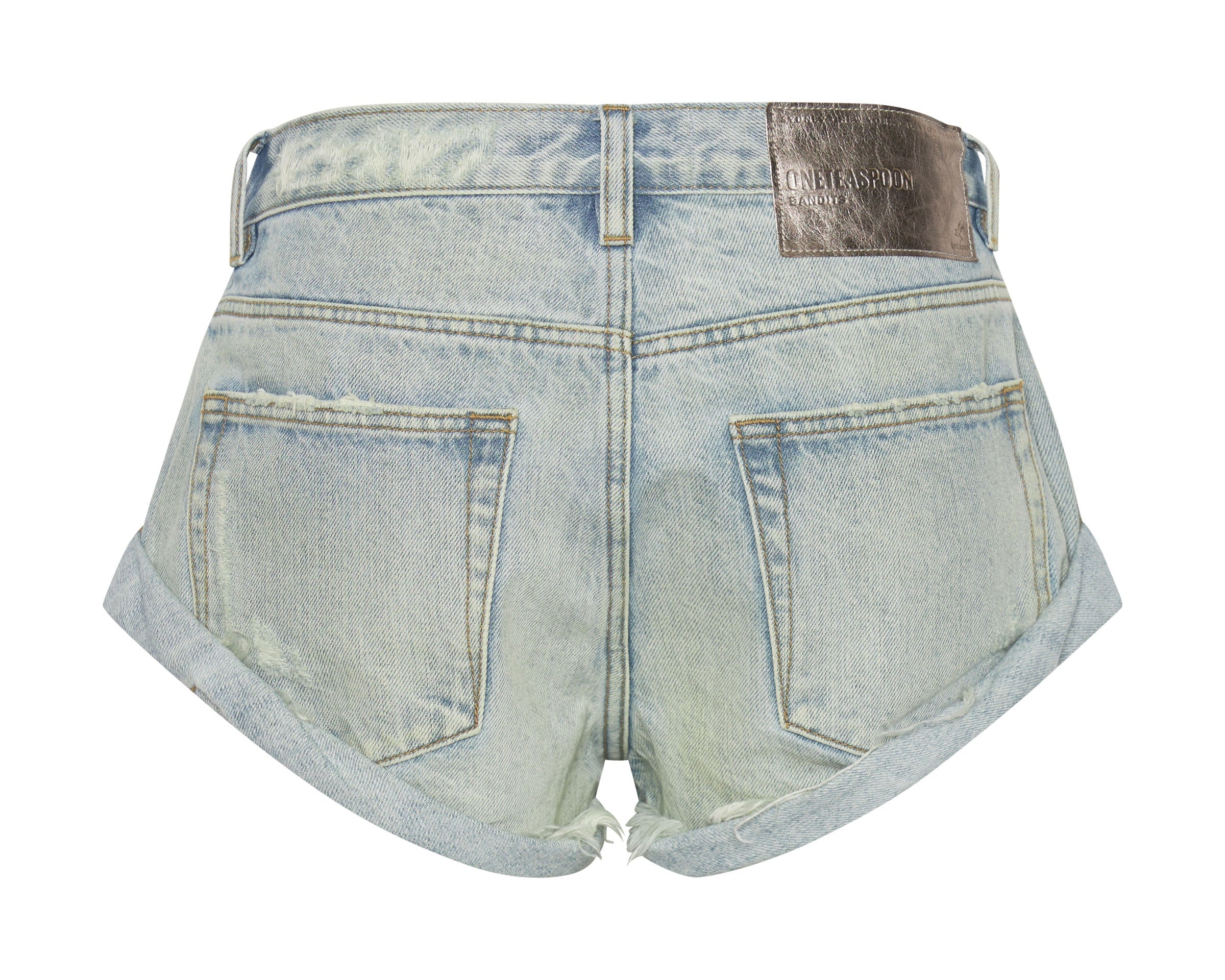 SHORTS VAQUEROS ONE TEASPOON LE WOLVES BLUE BONE RELAXED FIT