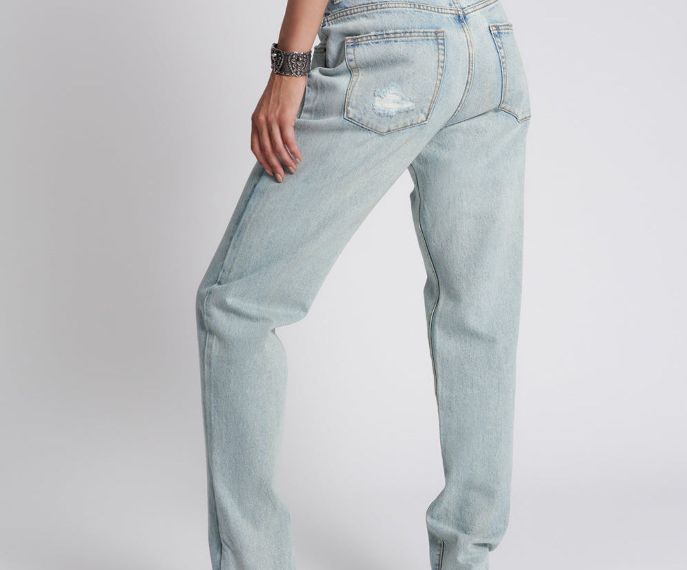 KANSAS BLUE 1982s HIGH WAIST BALLOON JEANS