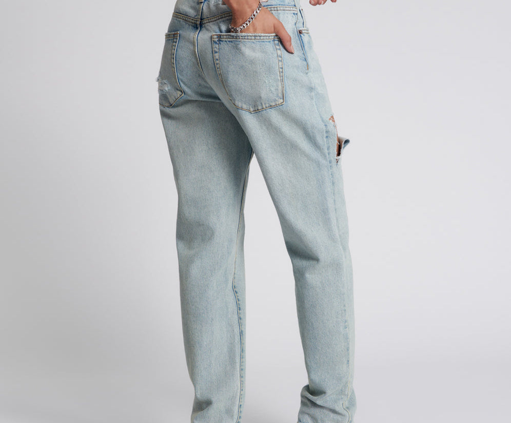 1982S High Waist Balloon Denim Jeans - Kansas Blue