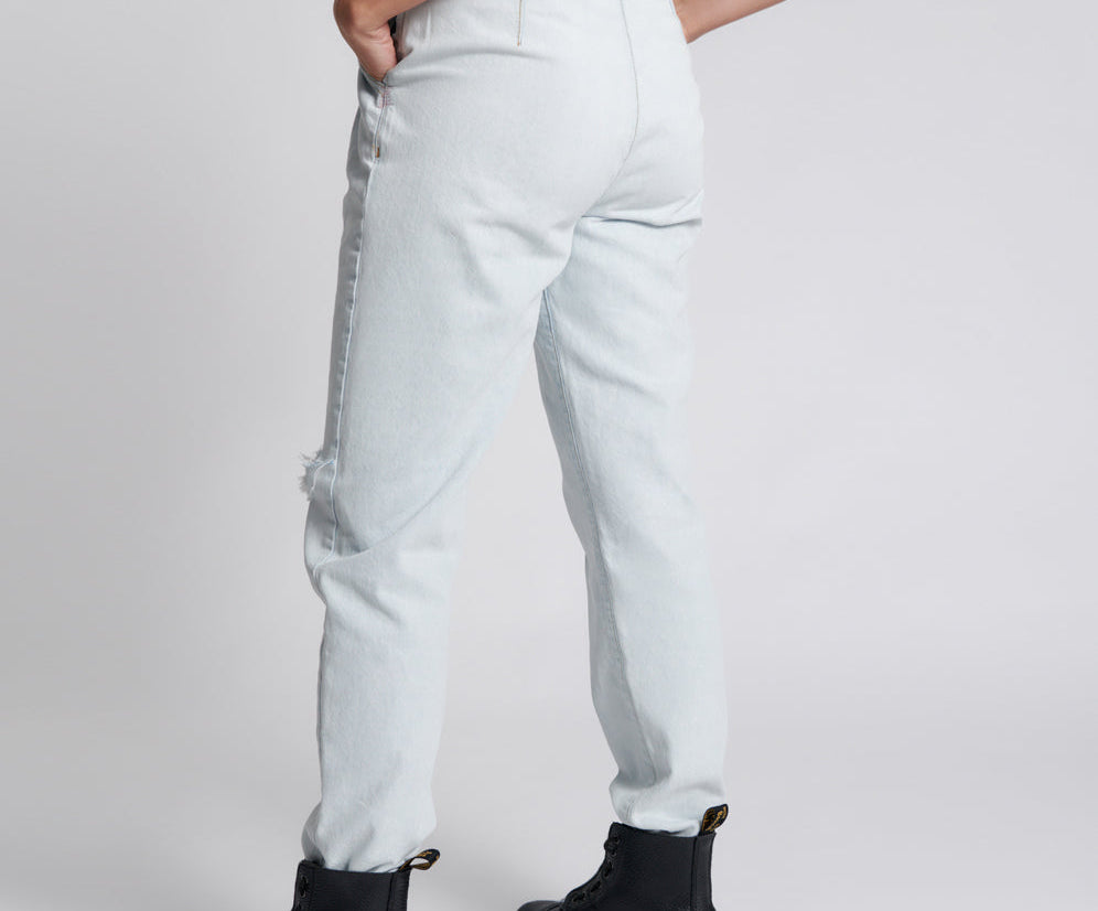 Streetwalkers High Waist 80S Fit Denim Jeans - Bel Air Blue