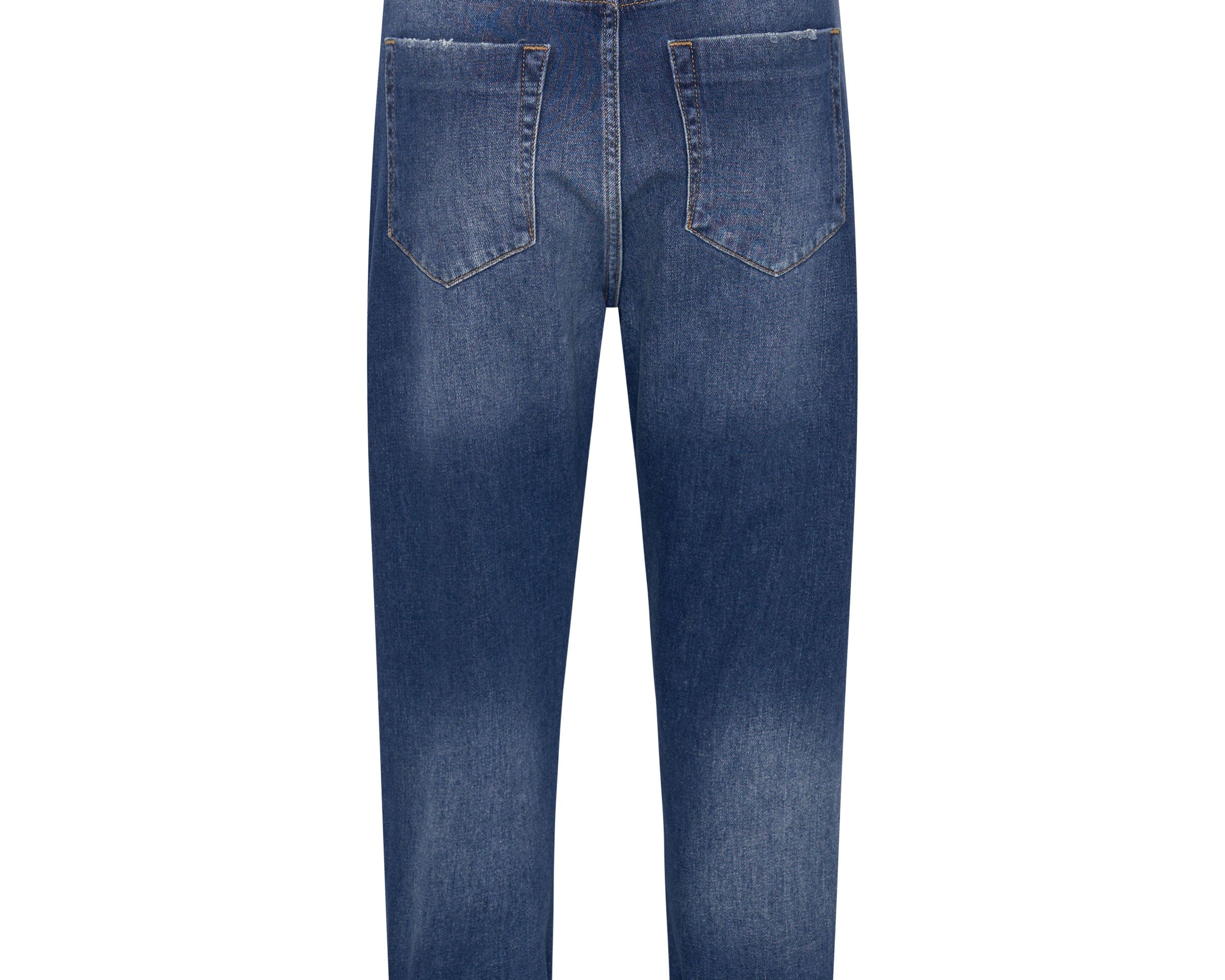 Bandits Low Waist Boyfriend Denim Jeans - Power Blue