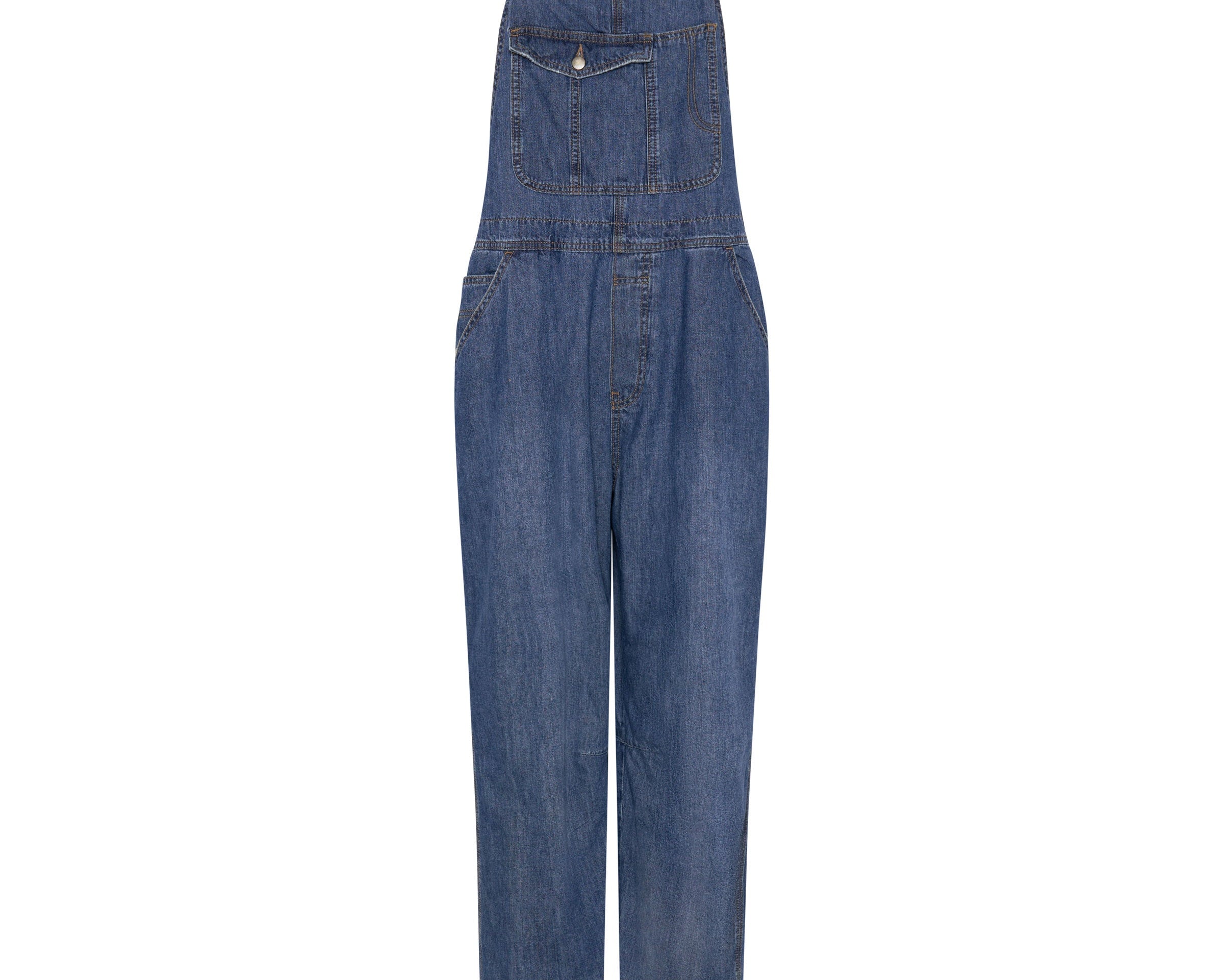 BLUE NIGHT STANTON ST OVERSIZED OVERALLS