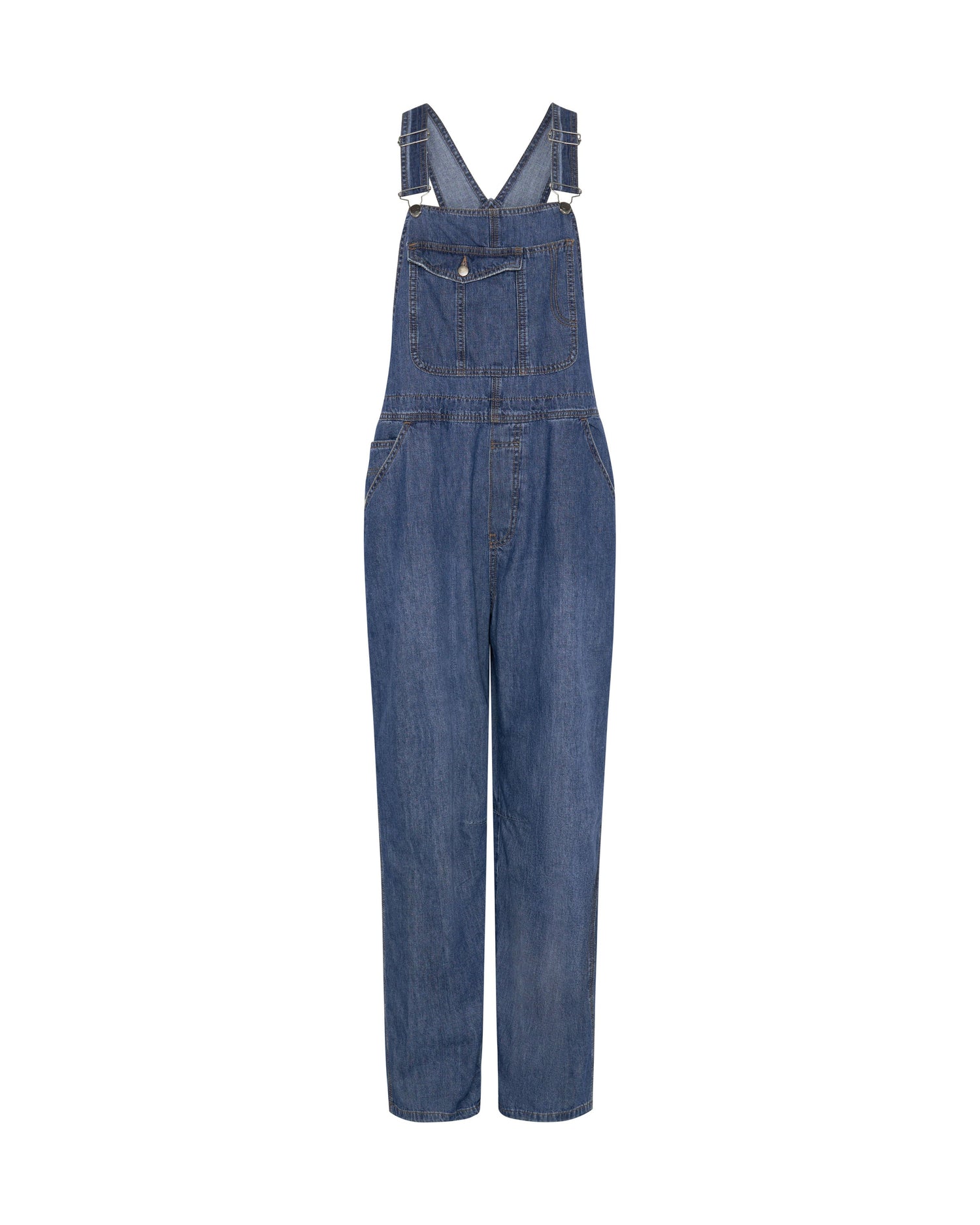 Outlet Sale Women's Jumpsuits Stanton St Long Denim Overalls - Blue Night
