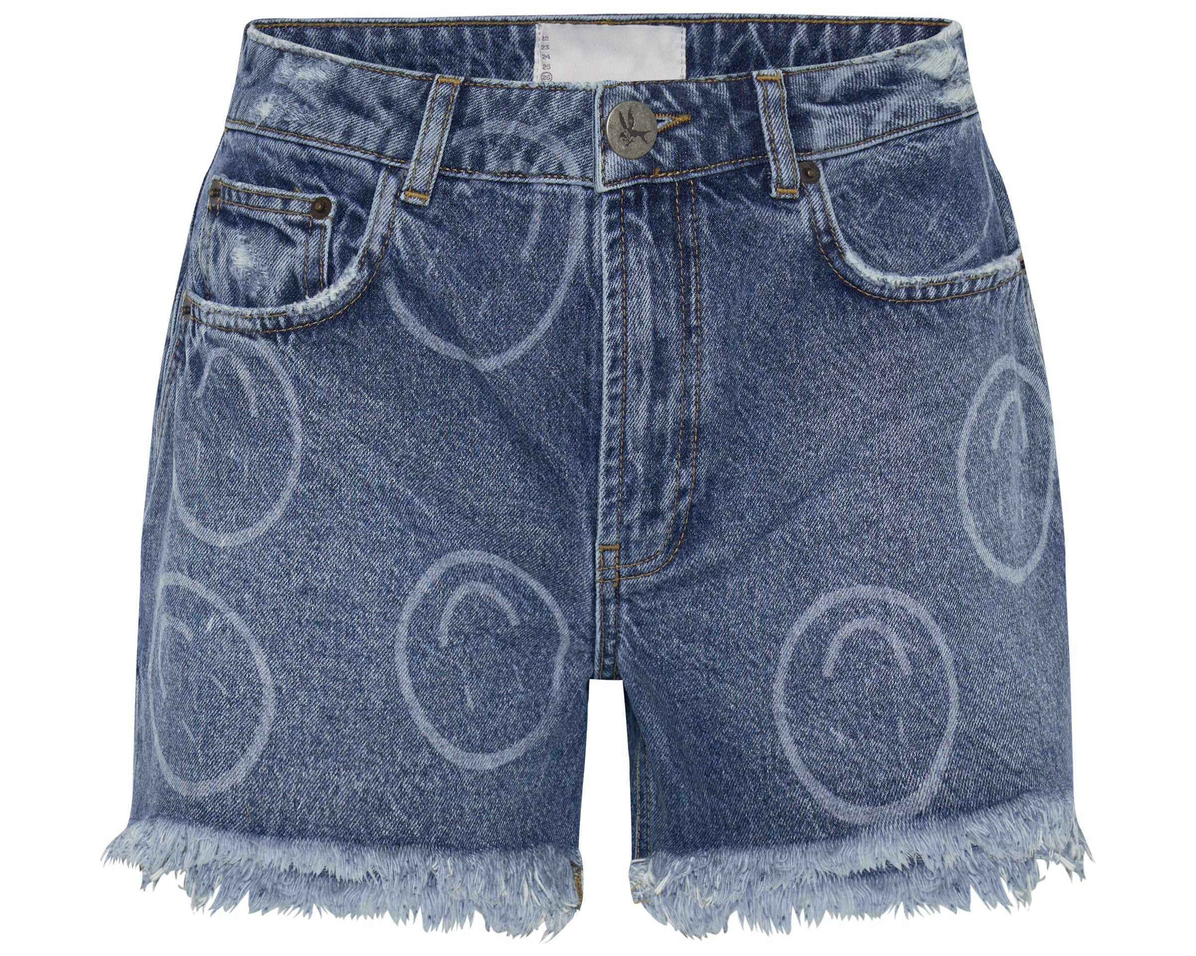 Legends High Waist Mom Fit Denim Shorts - Rosewood