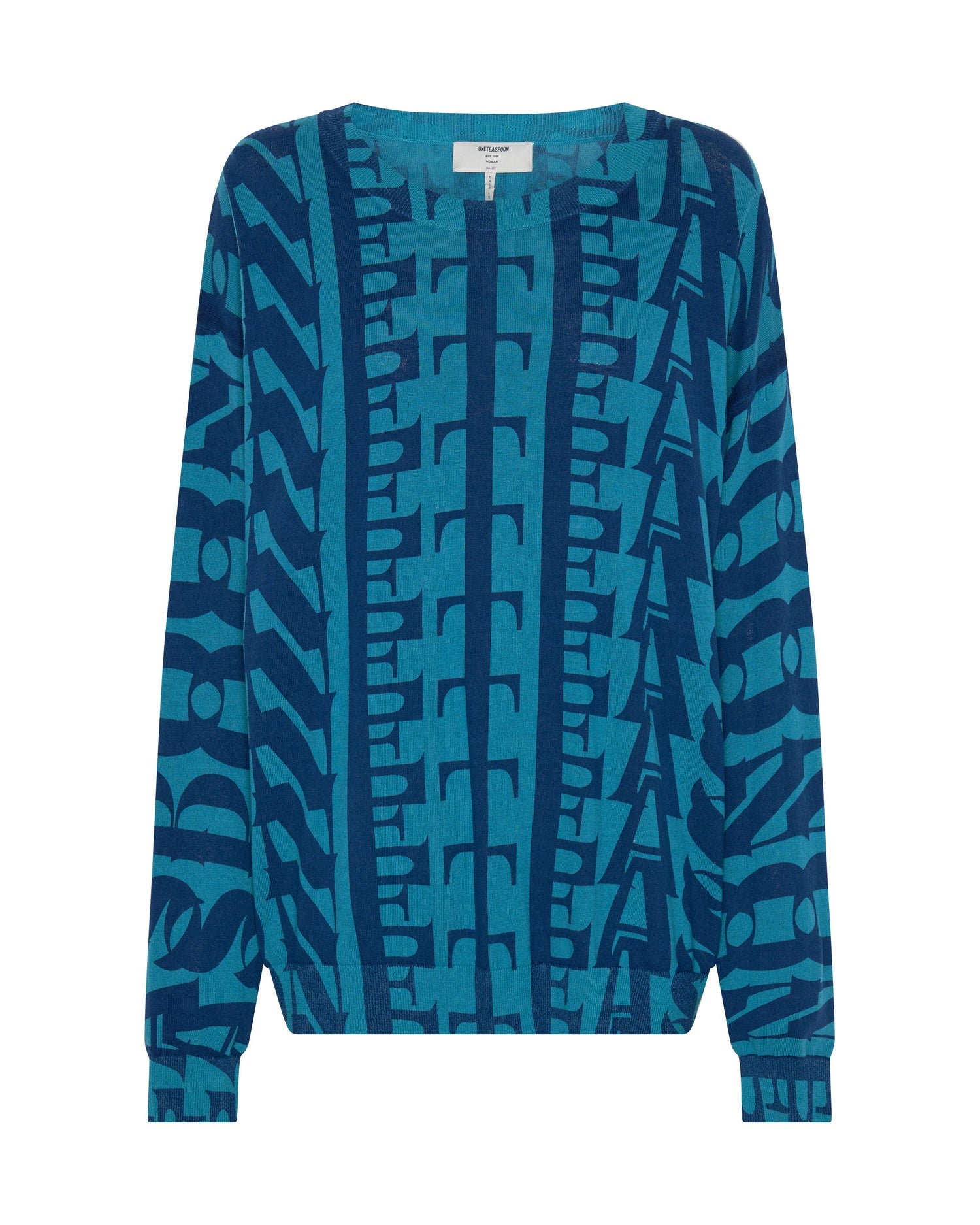 Black Friday Women's Hoodies Sale - Up to 70% off On Repeat Oversized Sweater - Blue Teal
