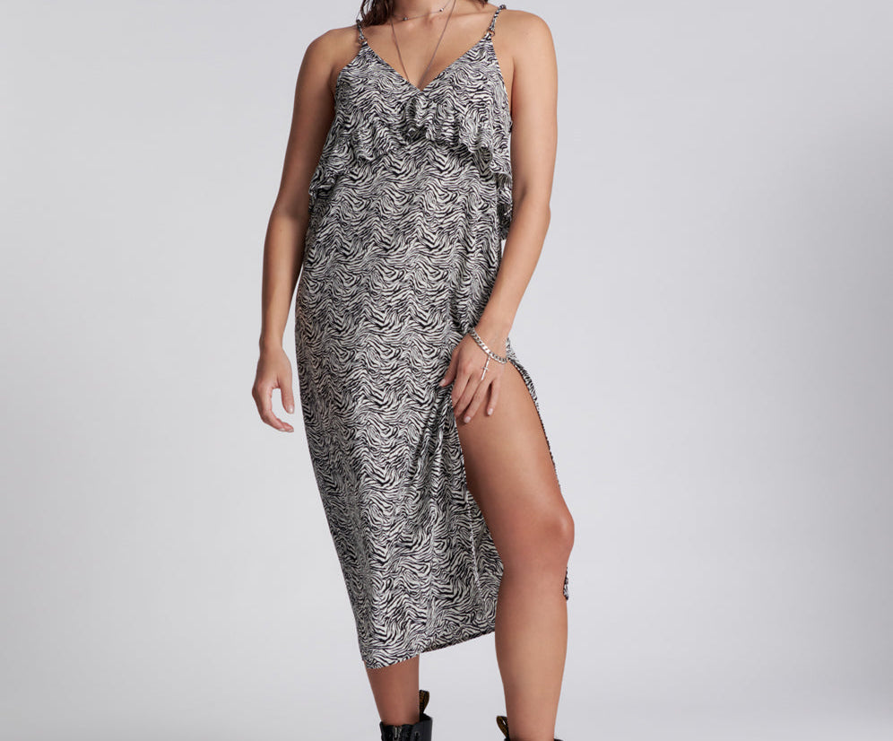 Interference Slip Mini Dress - Interference
