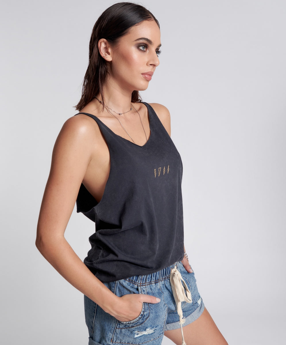Products LIGHTNING BOLT ORGANIC BARELY THERE TANK