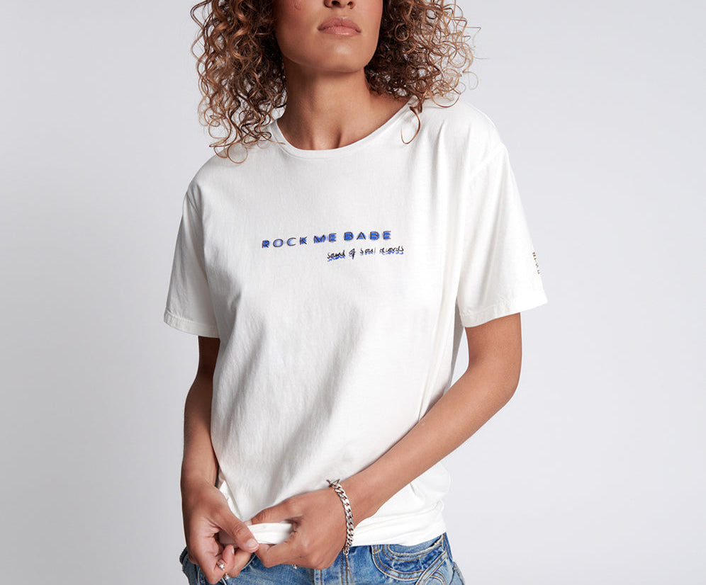 ROCK ME BABE SOS UNISEX TEE