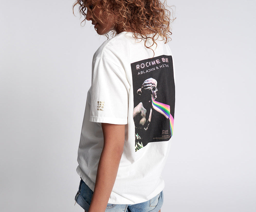 ROCK ME BABE SOS UNISEX TEE