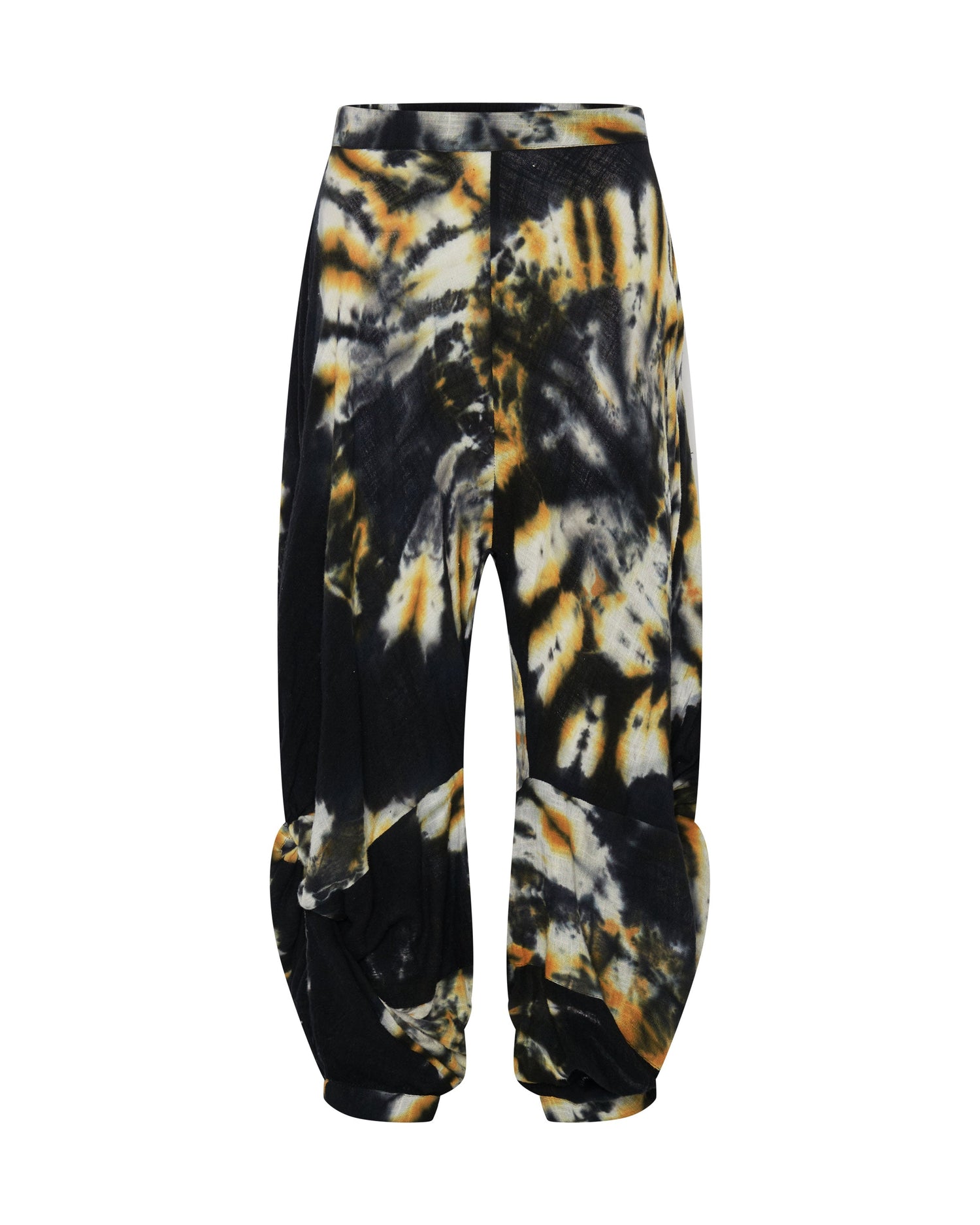 Products HAND PRINTED STORM FLOWER PANTS