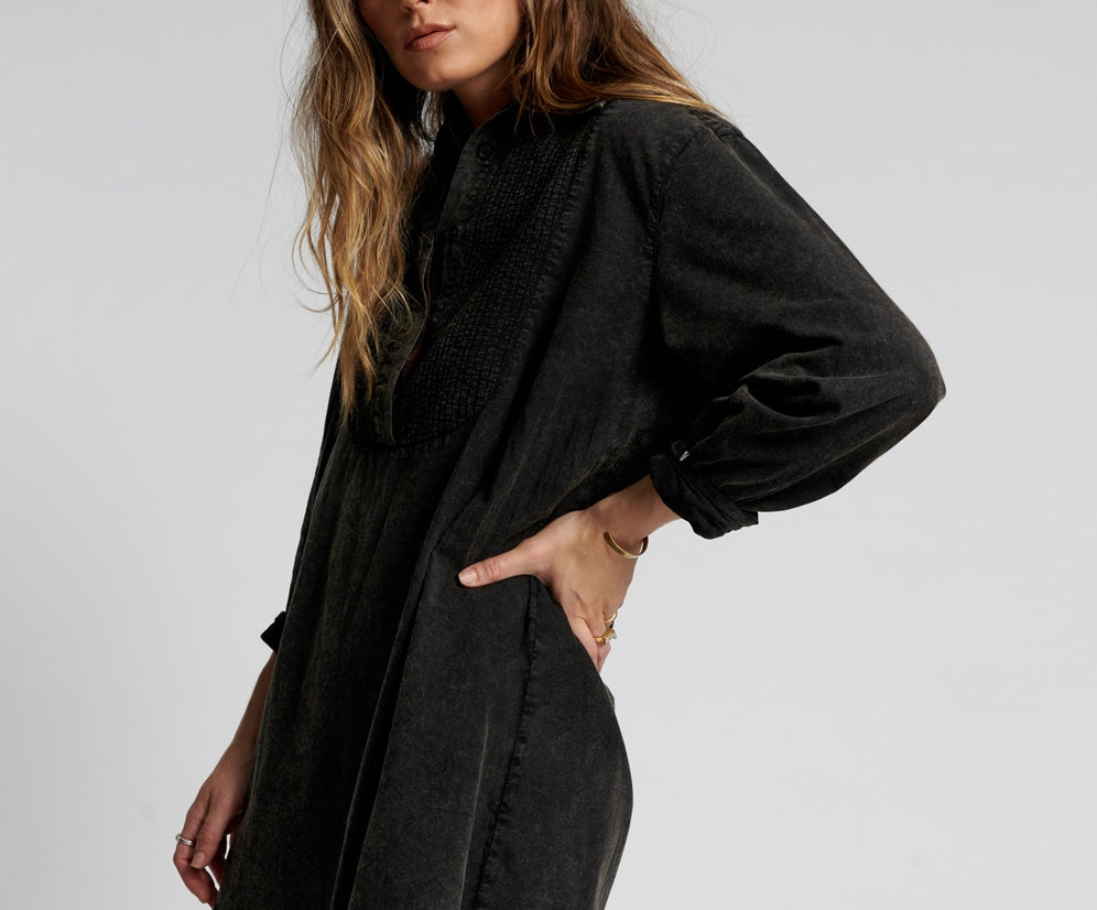 Blackout Tuxedo Shirt Dress Blackout Tuxedo Shirt Dress