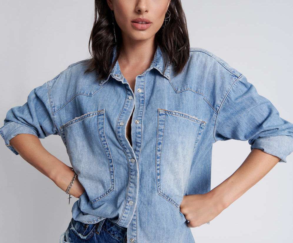 REVOLVER OVERSIZED DENIM SHIRT