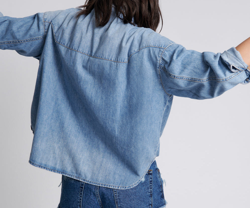 REVOLVER OVERSIZED DENIM SHIRT