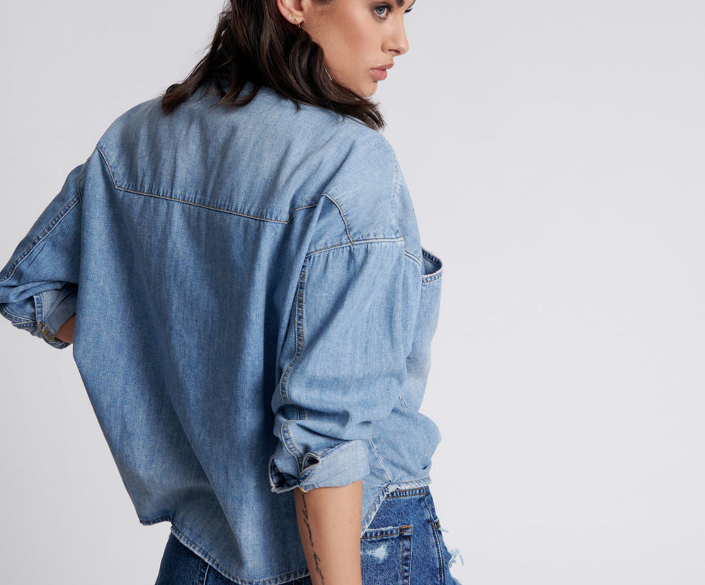 REVOLVER OVERSIZED DENIM SHIRT