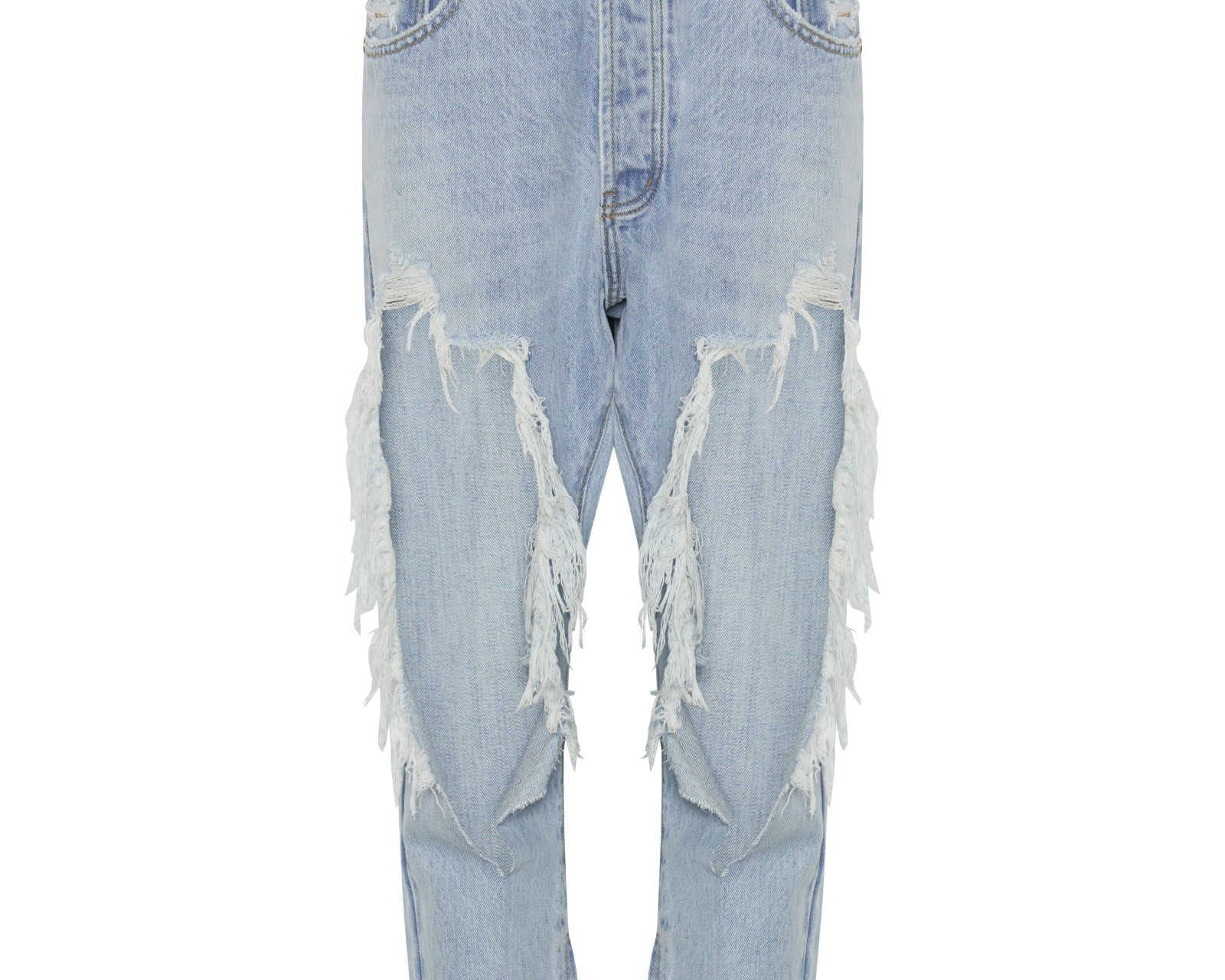 Kingpins Low Waist Cropped Boyfriend Denim Jeans - Fleetwood