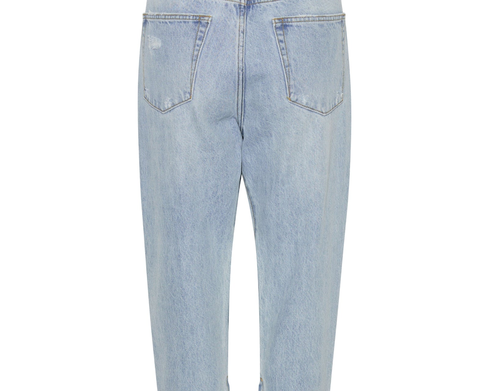 Kingpins Low Waist Cropped Boyfriend Denim Jeans - Fleetwood