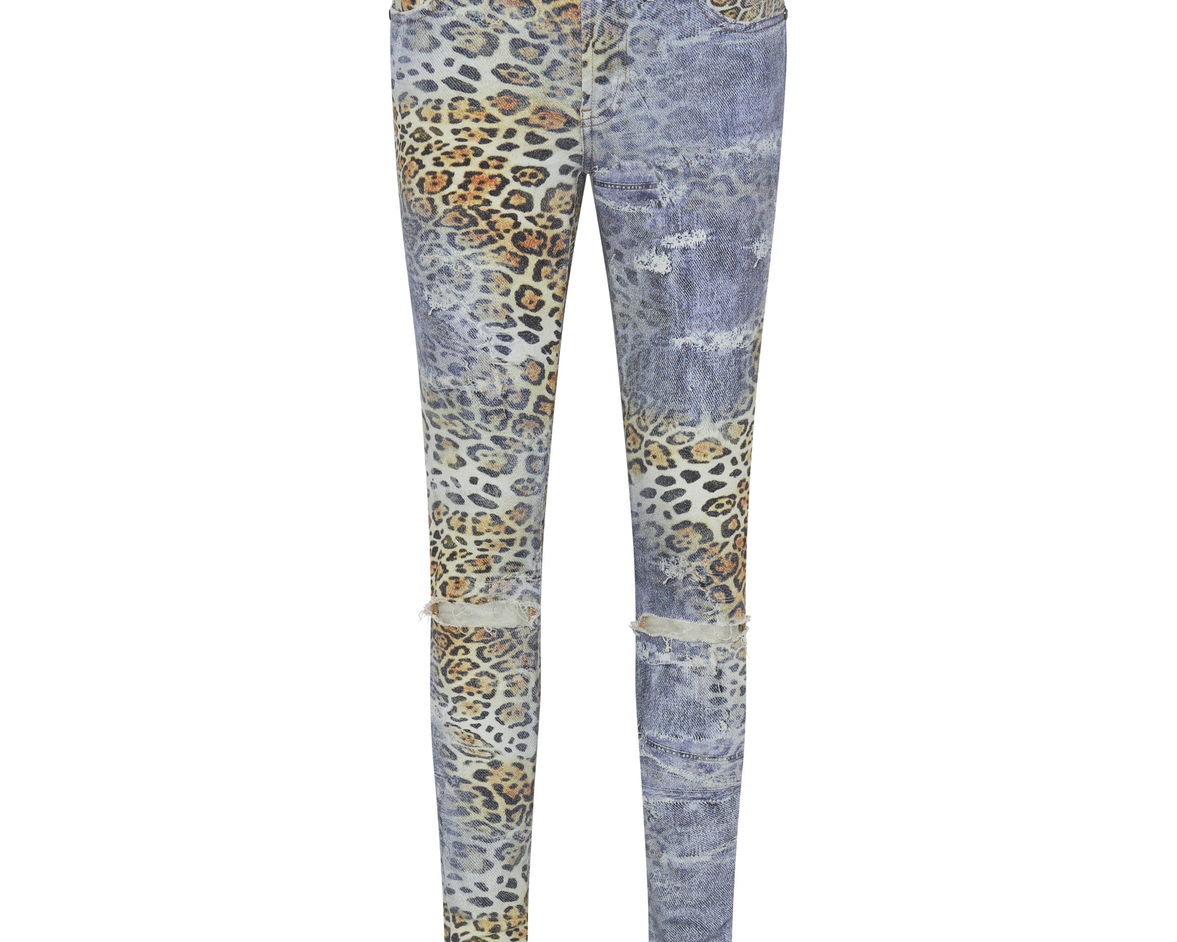 LEOPARTY FREEBIRDS II HIGH WAIST SKINNY JEANS