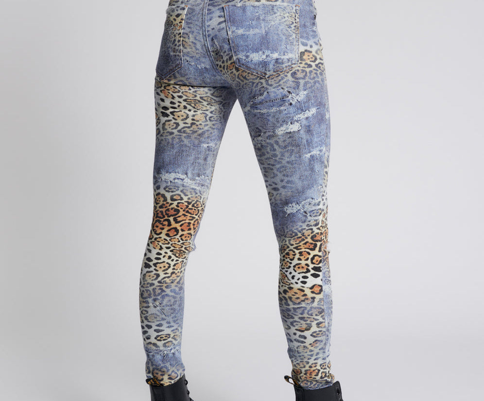 LEOPARTY FREEBIRDS II HIGH WAIST SKINNY JEANS