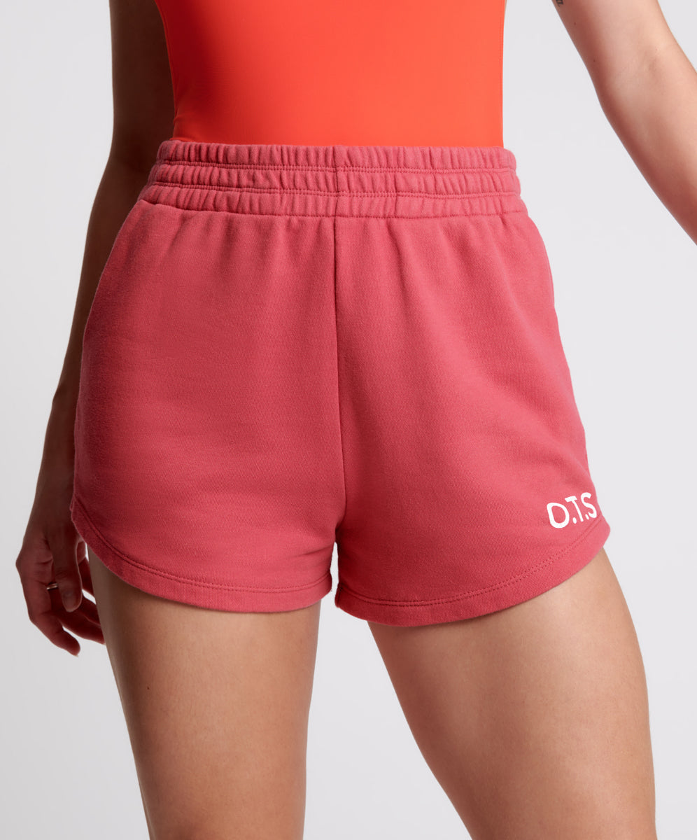 Products O.T.S High Waist Hustle Shorts - Pink