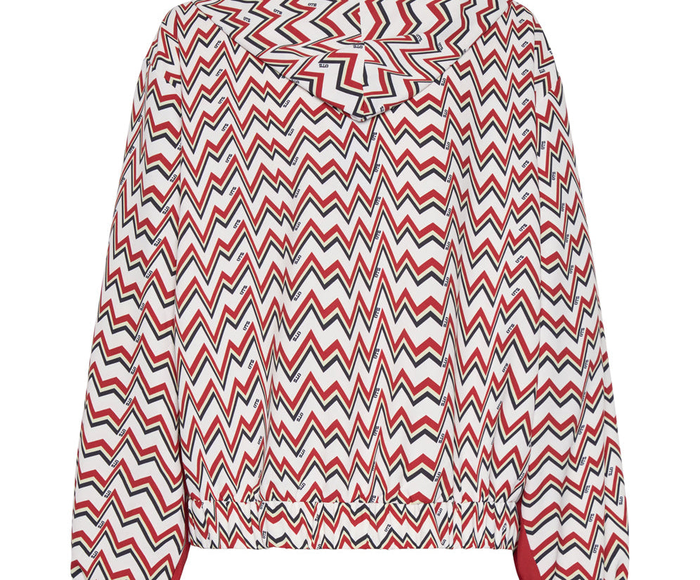 O.T.S Heartline Track Jacket - Red White