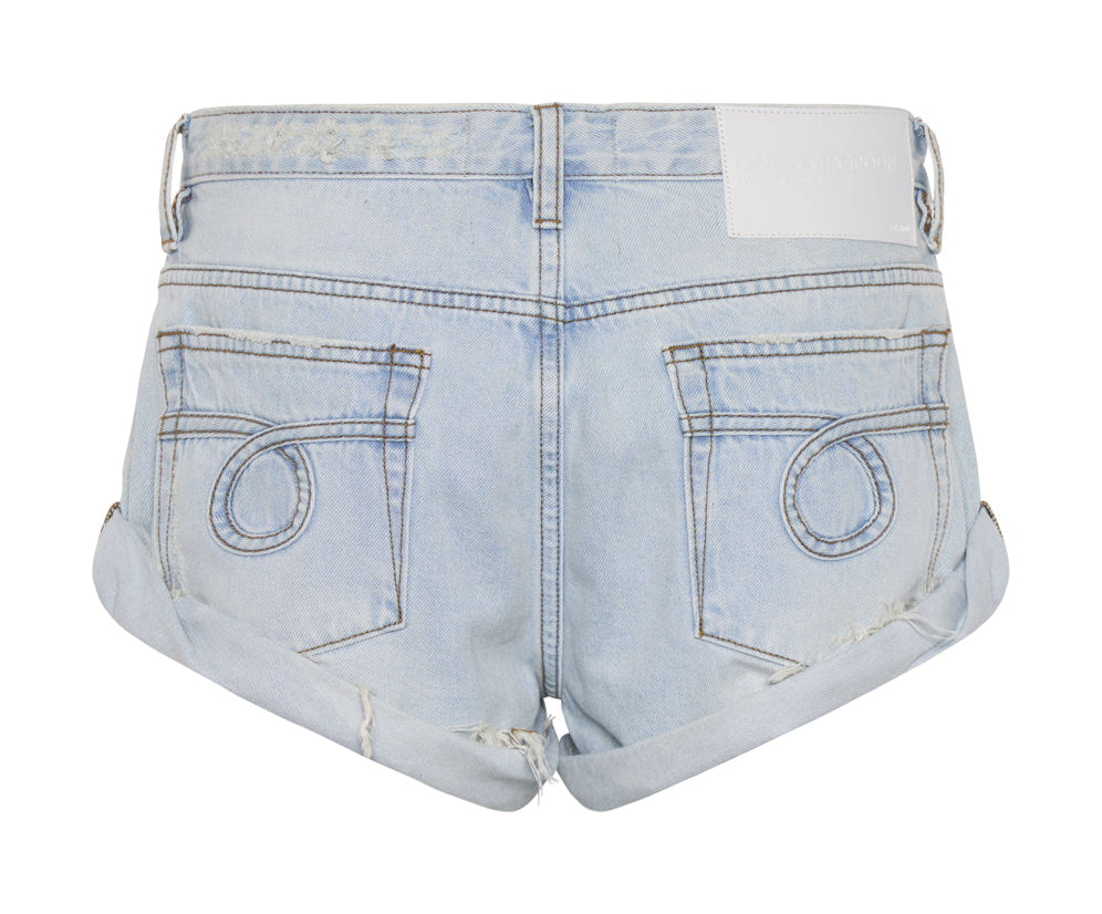 CASANOVA BANDITS LOW WAIST DENIM SHORTS