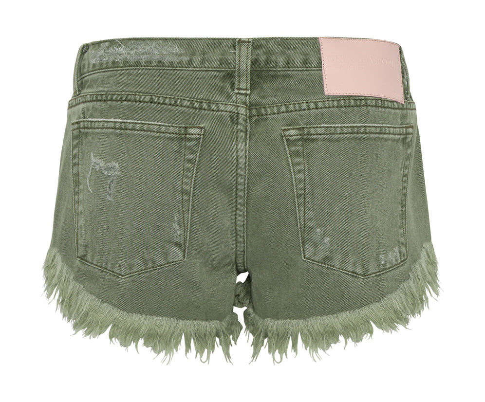 SUPER KHAKI BONITAS LOW WAIST DENIM SHORTS