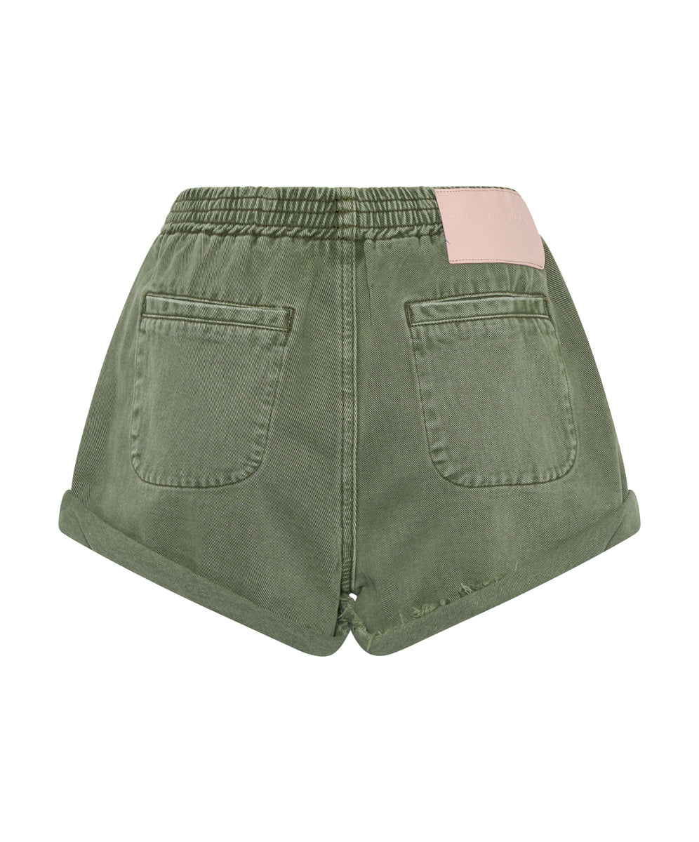 Super Khaki Hunters Mid Length Relaxed Short | One Teaspoon USA