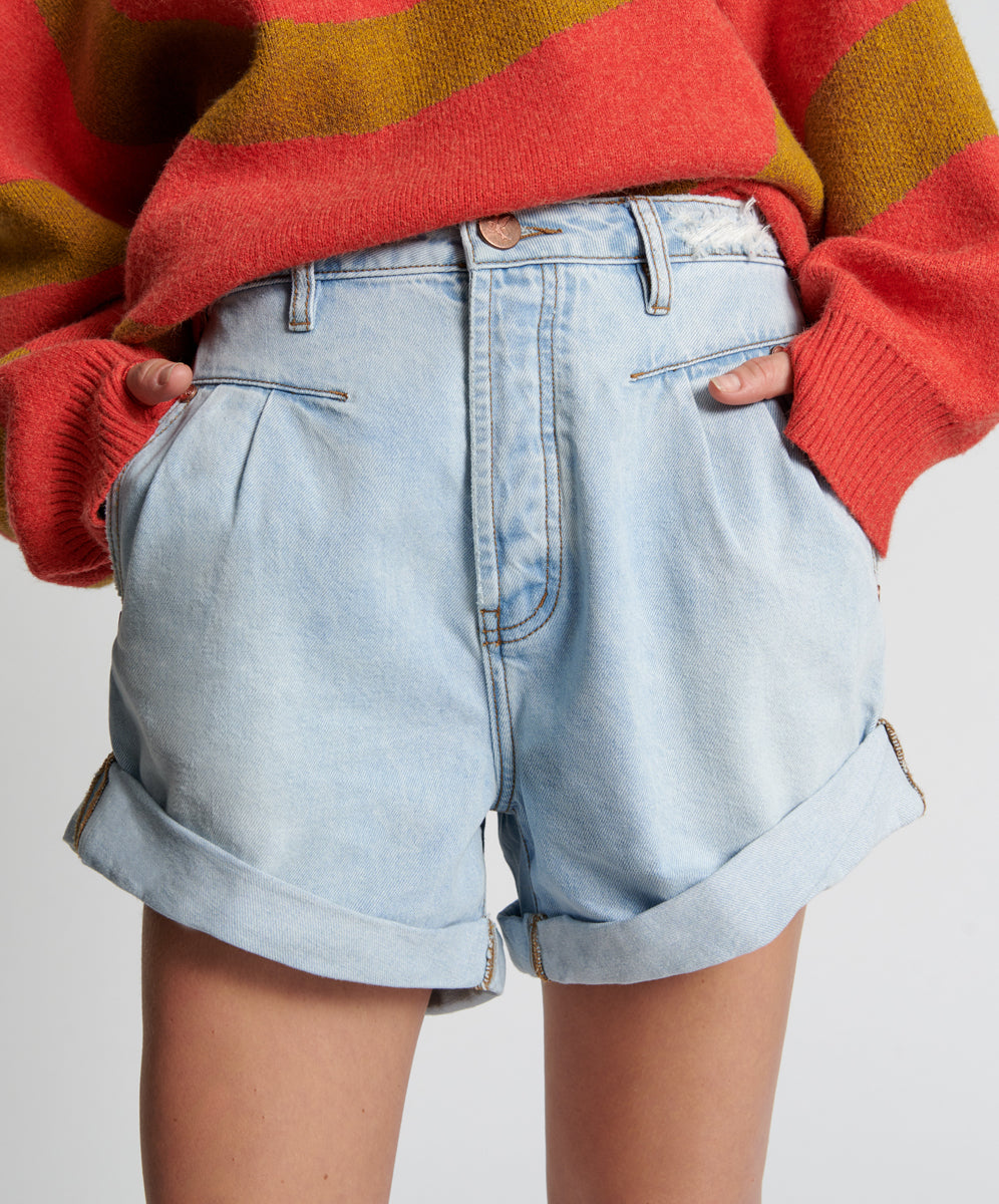 Products Streetwalkers High Waist 80S Fit Denim Shorts - Casanova
