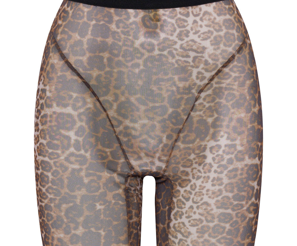 MESH ANIMAL BIKE SHORTS