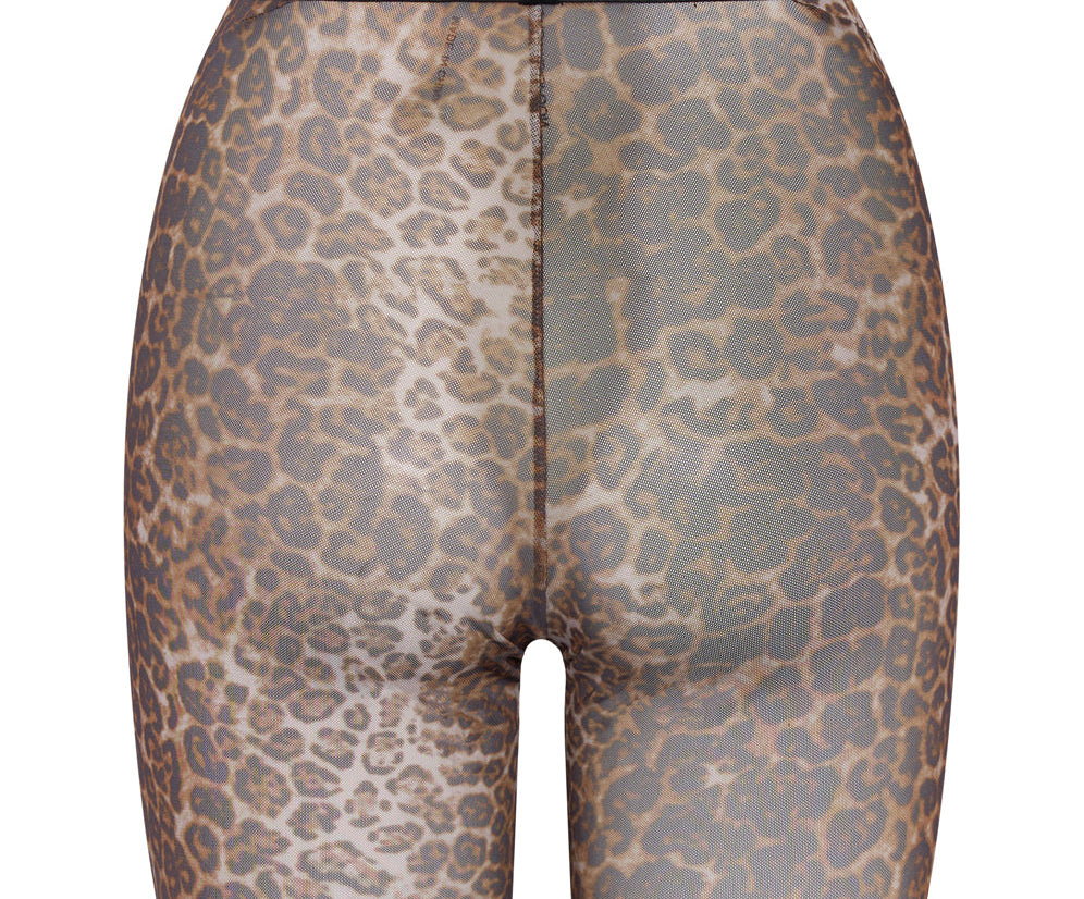 MESH ANIMAL BIKE SHORTS