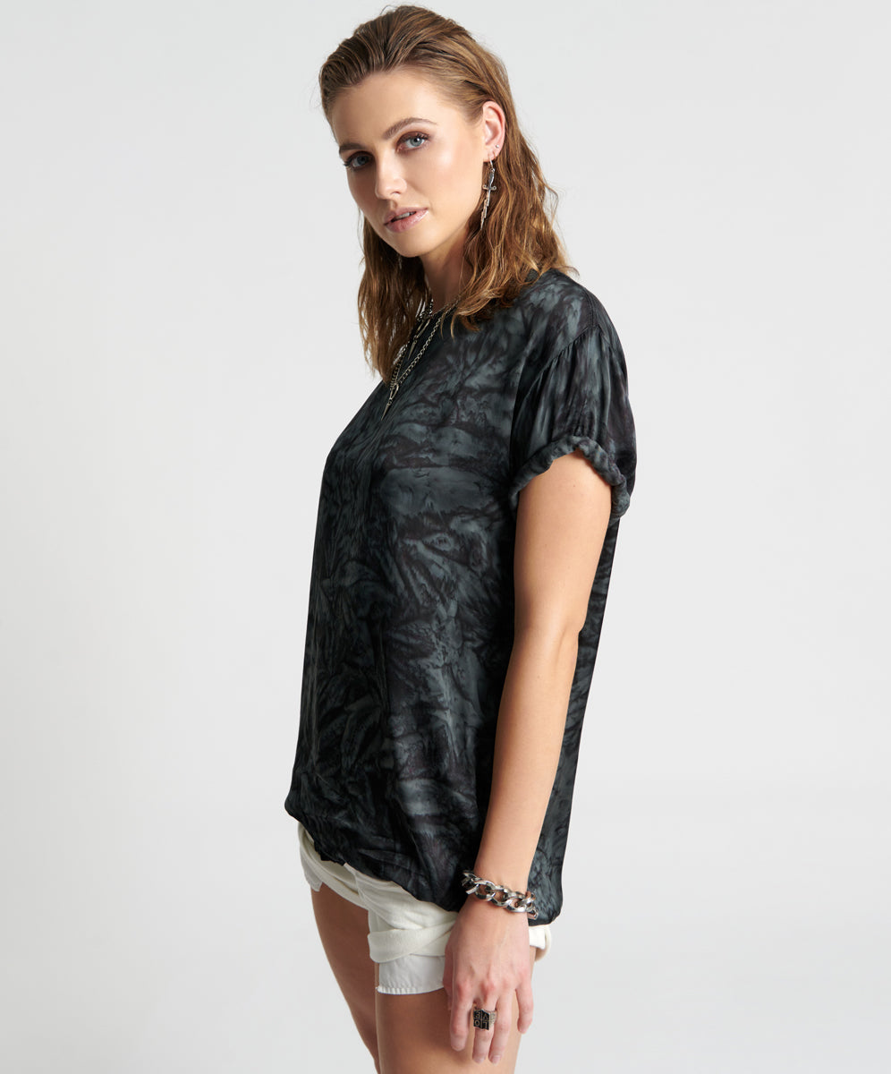 Products RESONANCE HAND DYED SATIN TEE