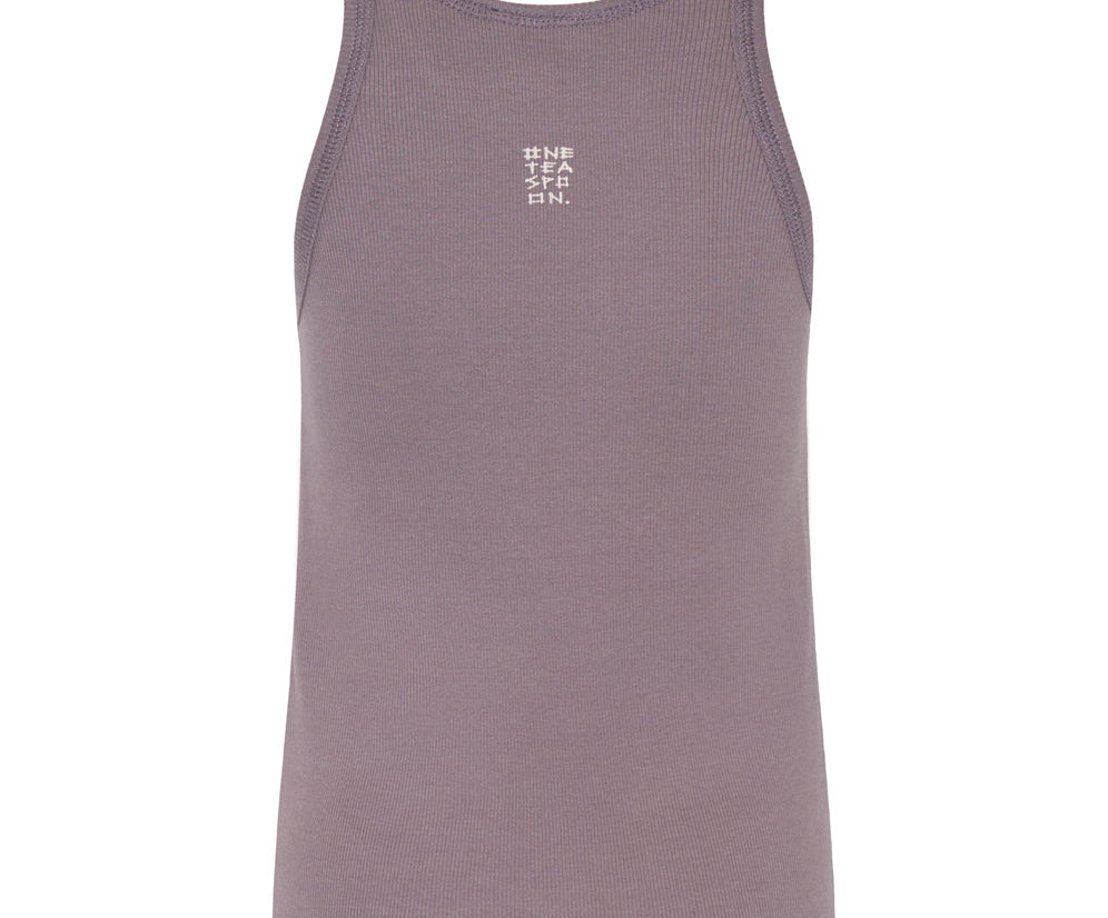 DUSKY ONE TEASPOON LOGO SINGLET