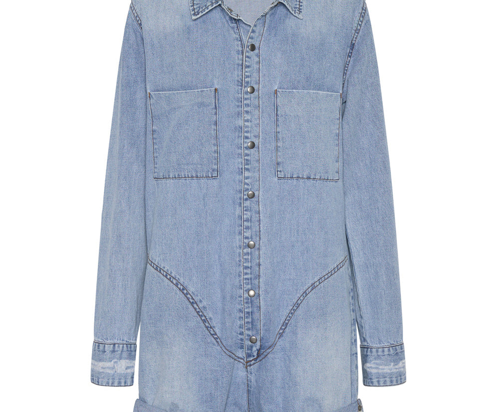OCEAN CHAMBRAY PROPHECY JUMPSUIT