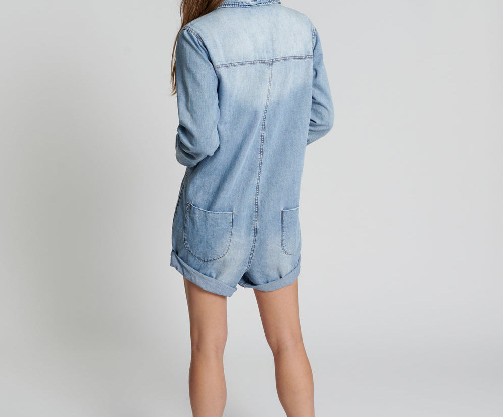 OCEAN CHAMBRAY PROPHECY JUMPSUIT