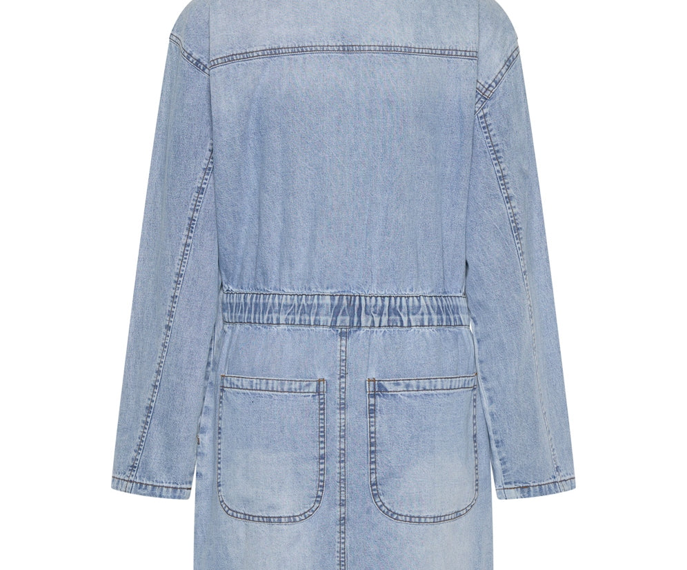 OCEAN CHAMBRAY OLIVIA DRESS