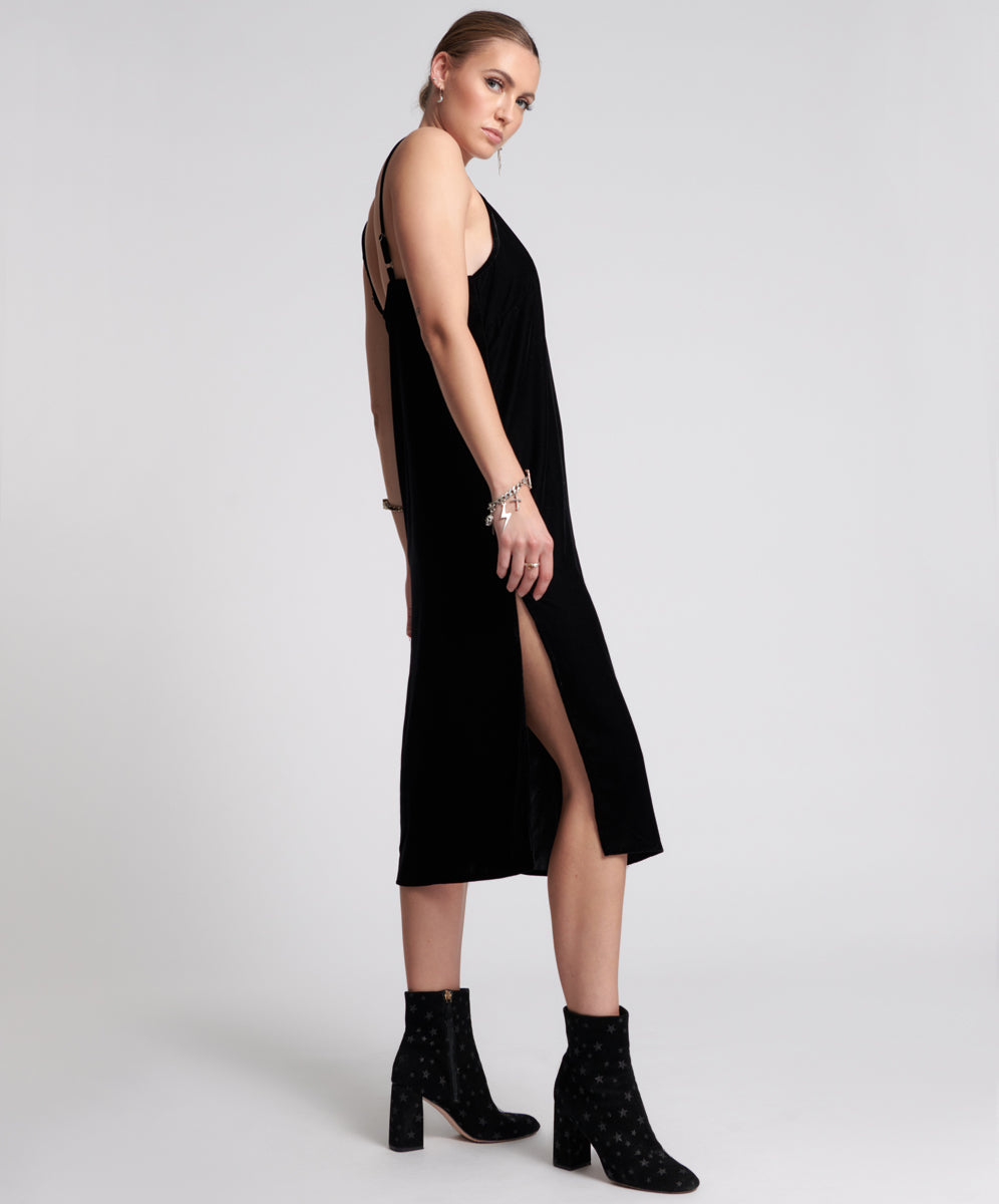 Products VELVET LOVER MIDI SLIP DRESS