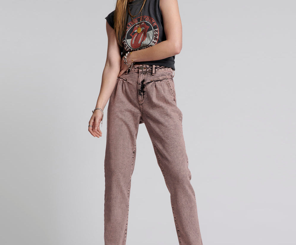 Streetwalkers High Waist 80S Fit Denim Jeans - Night Haze