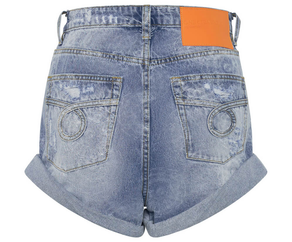 MISTY CYMATIC BANDIT HIGH WAIST DENIM SHORTS