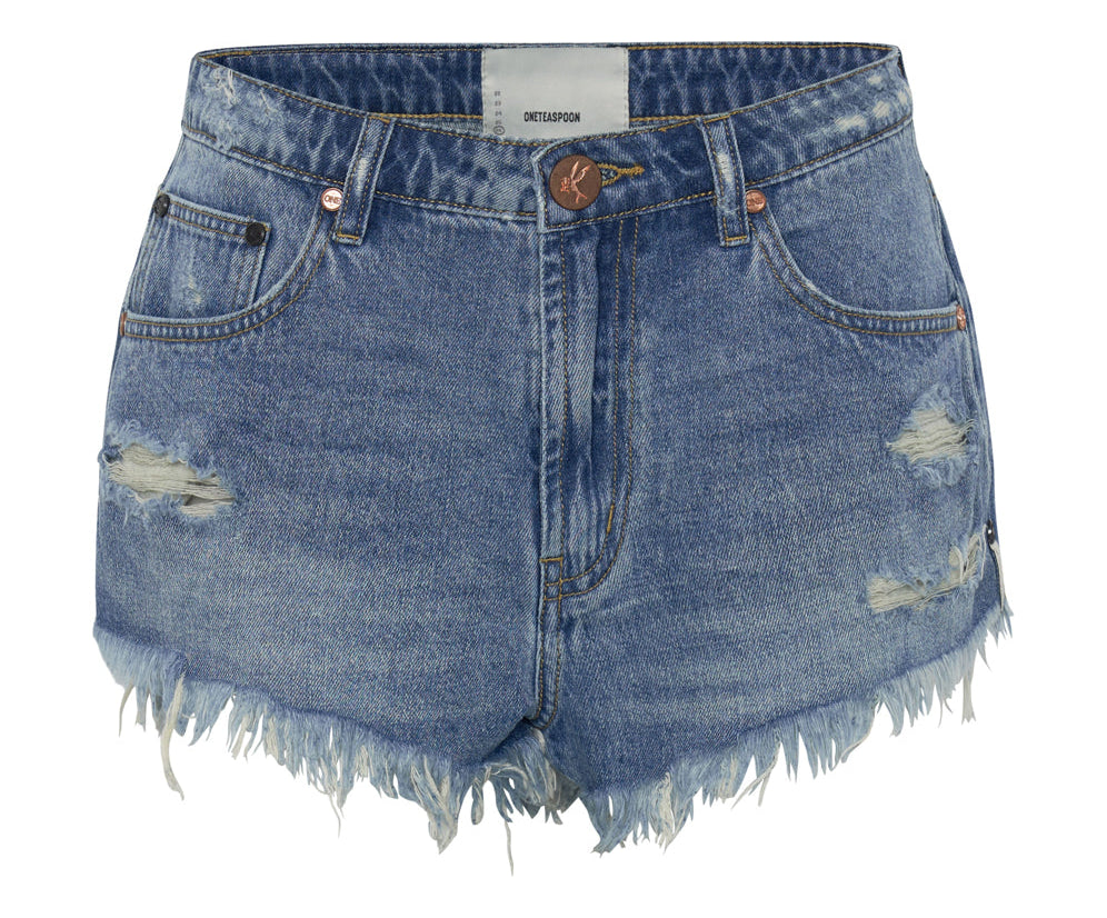 PACIFICA SMILE THE ONE FITTED CHEEKY DENIM SHORT