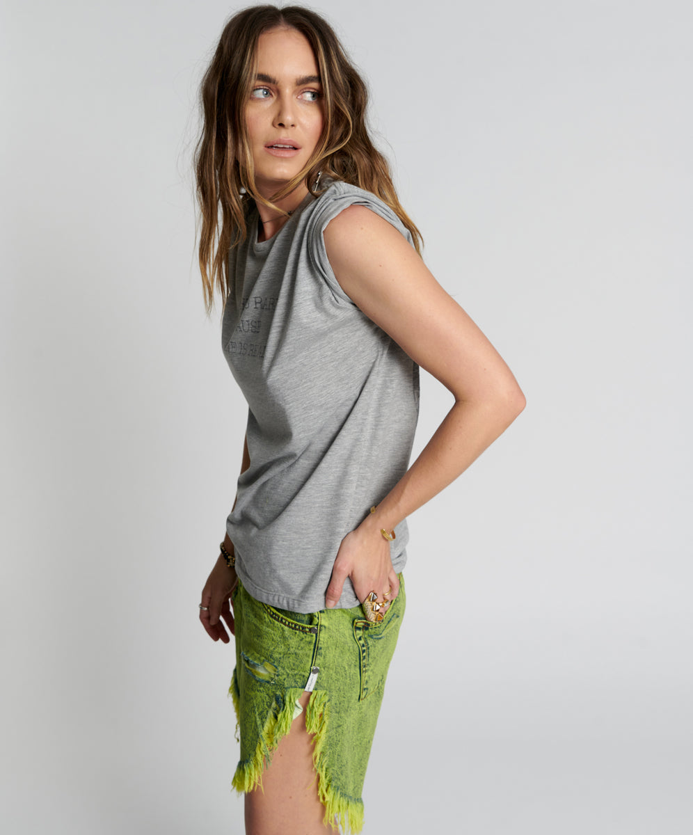 Products SHE IS RARE BURNOUT CREW TEE