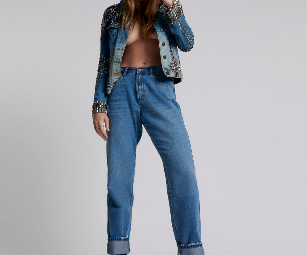 1982S High Waist Balloon Denim Jeans - Pacifica