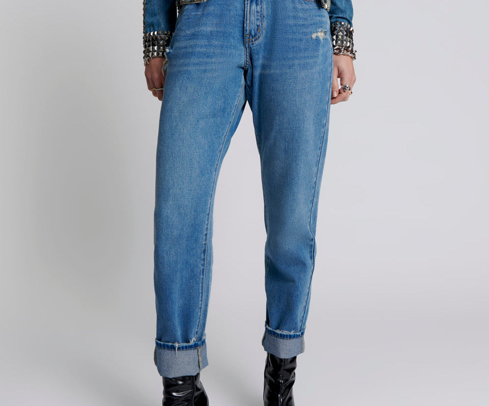 1982S High Waist Balloon Denim Jeans - Pacifica
