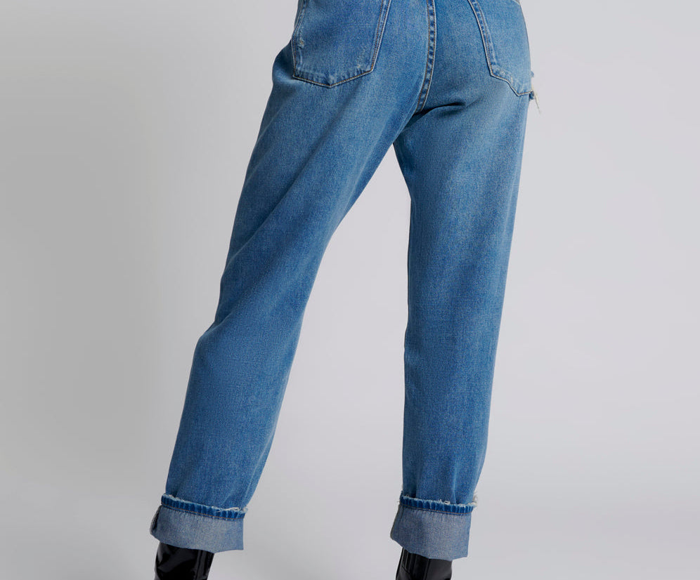 1982S High Waist Balloon Denim Jeans - Pacifica